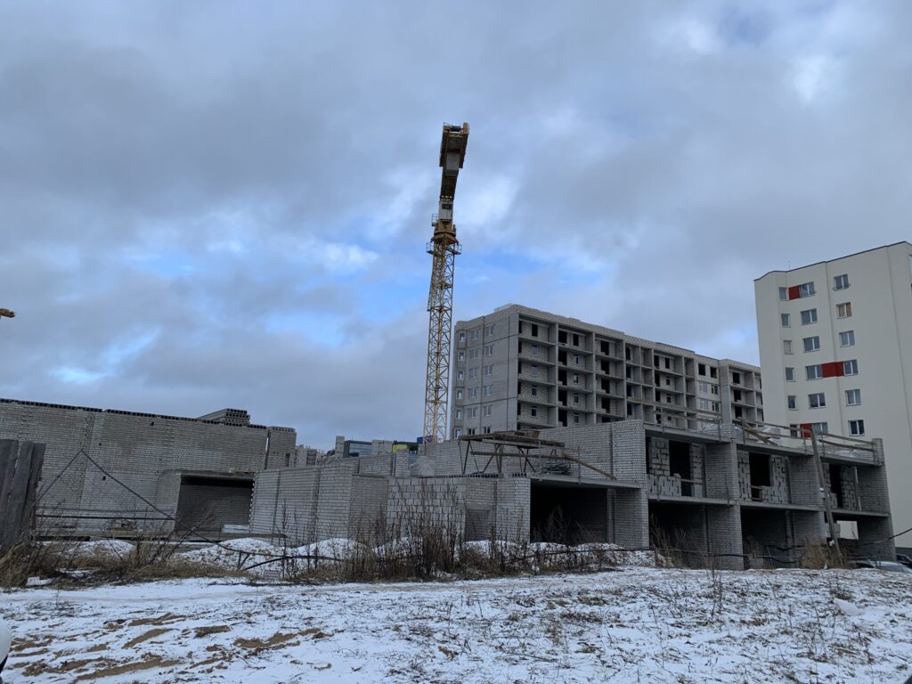 Leičių kiemas 6 etapas (Leičių g. 21) - Multi apartment - construction photos