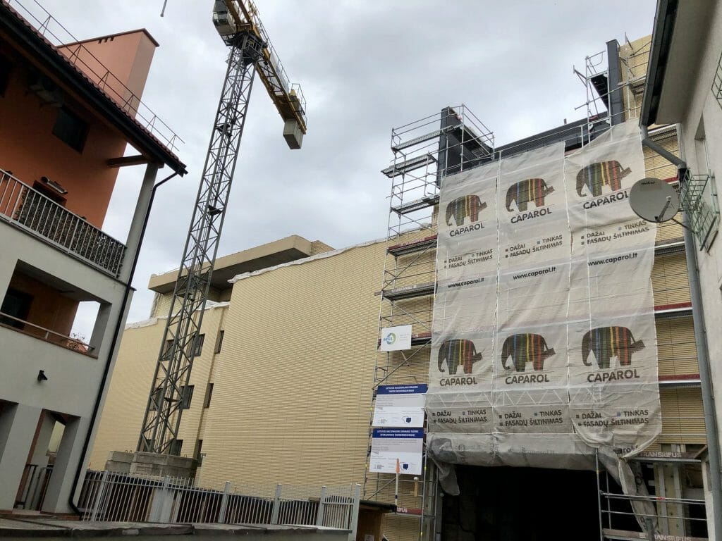 Lietuvos nacionalinis dramos teatras (Gedimino pr. 4) - Cultural center - construction photos