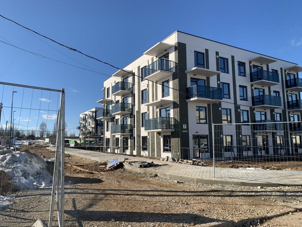 Bajorų alėjos 2 etapas (Salaspilio g. 1) - Multi apartment - construction photos