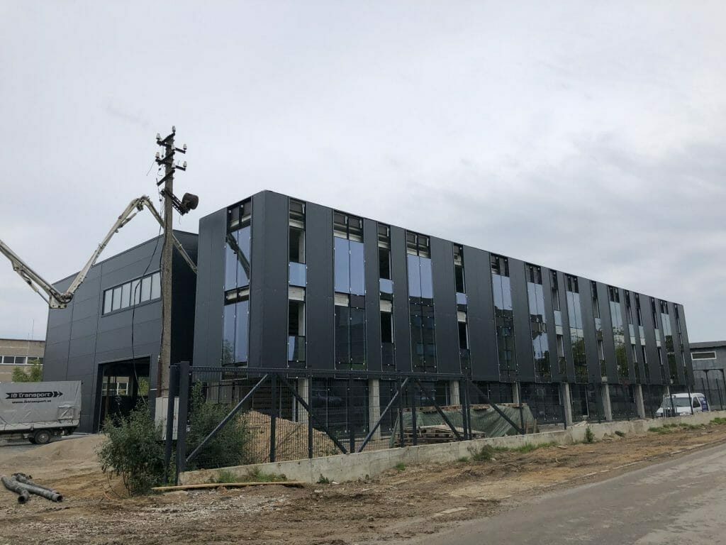 Šilutės pl. 17A (Šilutės pl. 17A) - Office center - construction photos