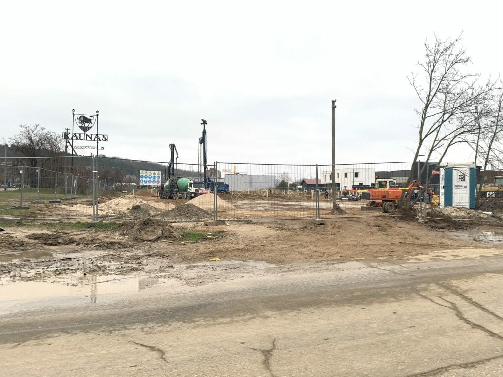LIDL Ežero g. (Ežero g. 3) - Food store - construction photos