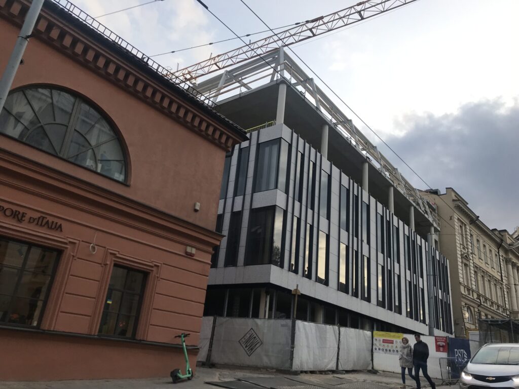 Lietuvos draudimo administracinis B10 (J. Basanavičiaus g. 10) - Multi apartment, Office center - construction photos