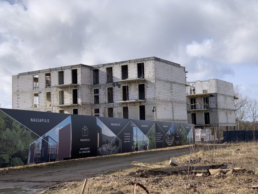 Naujapilis 1 etapas (Amsterdamas, Atėnai, Lisabona) (Žeimenos g. 147) - Multi apartment - construction photos