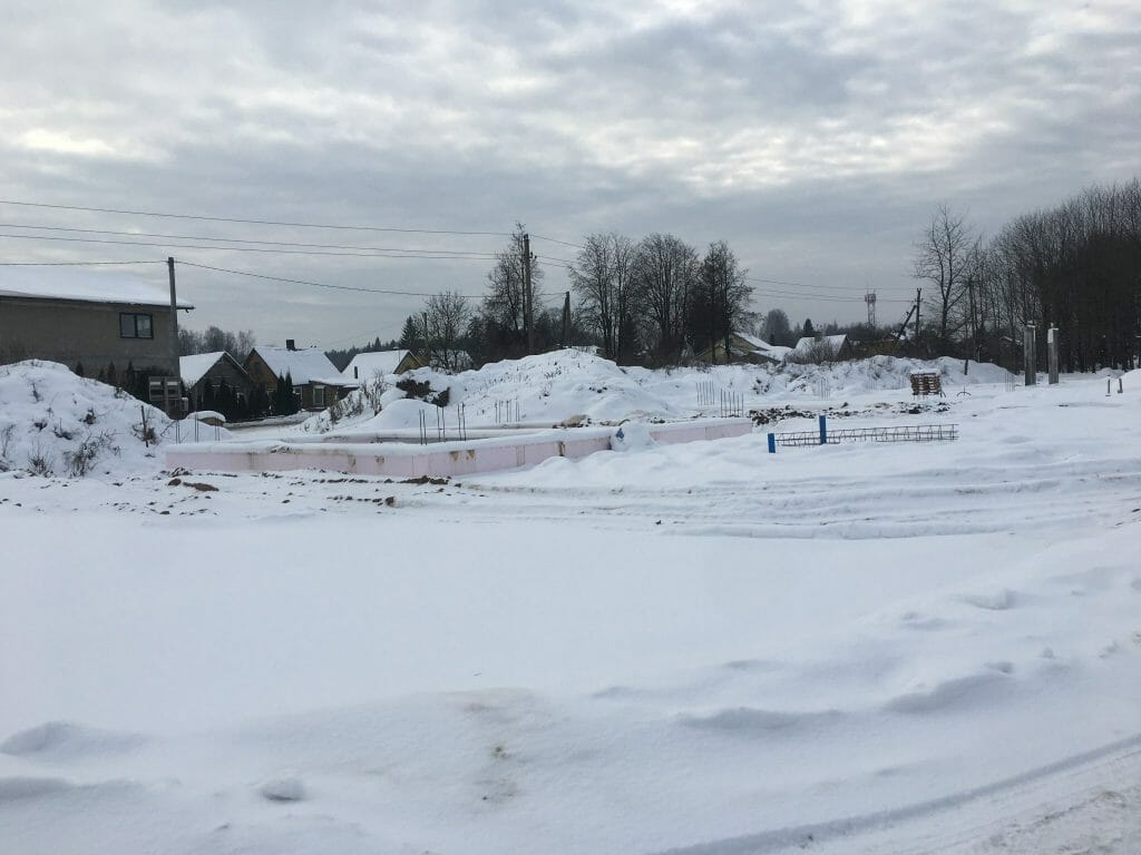 Ąžuolo kvartalas 1 etapas (Bernotų g. 1, Bernotų g. 17, Lavoriškių g. 1, Karmazinų g. 2) - Row housing - construction photos