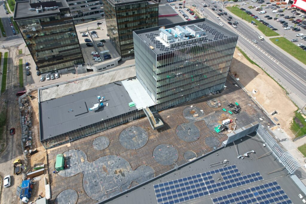 MERAKI B korpusas (Eitminų g. 3) - Office center - construction photos