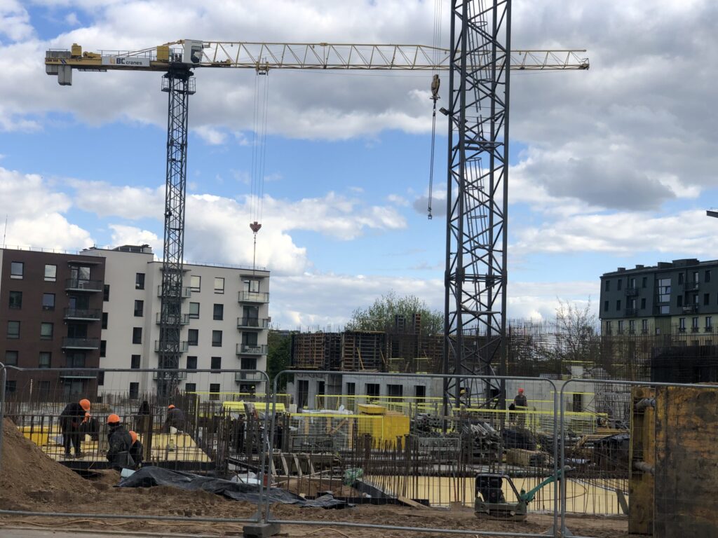 Žvėryno City (Paribio g. 12) - Multi apartment - construction photos