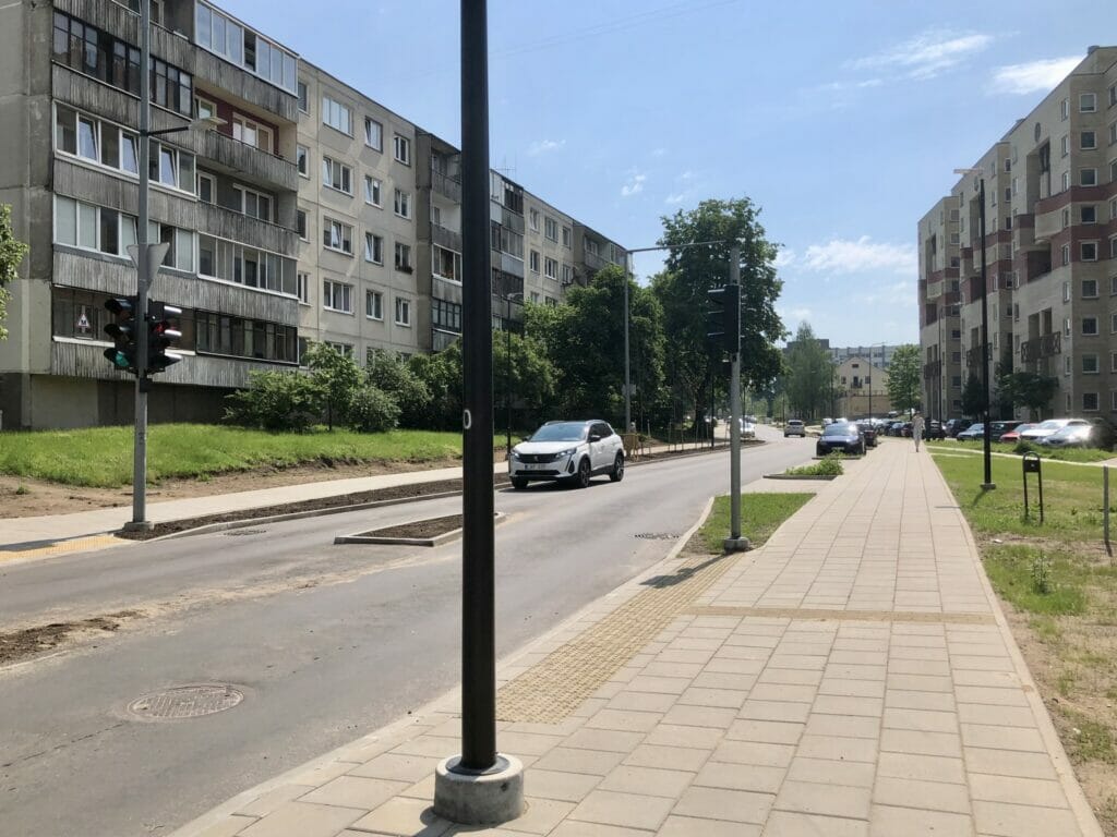 Ramaus eismo Gerosios Vilties g. (Gerosios Vilties g.) - Street - construction photos