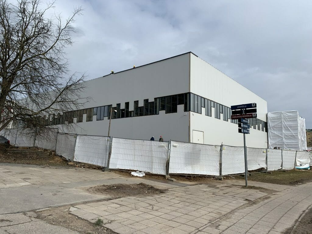 Žemynos progimnazijos sporto salė (Žemynos g. 14) - Sports arena - construction photos