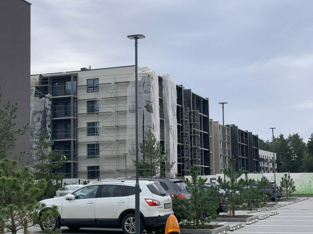 Aitvarų namai 3 etapas (Lietaus g. 6, Lazdynėlių g. 16) - Multi apartment - construction photos