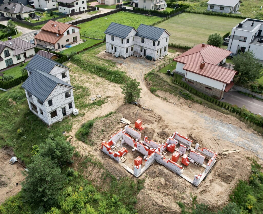 Nakvišų g. 25, 27, 29 (Nakvišų g. 25, 27, 29) - Row housing - construction photos