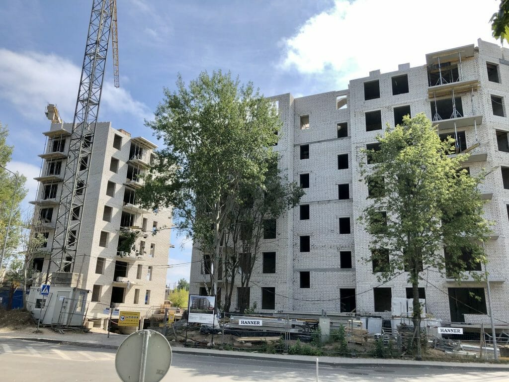 Paparčių namai 2 etapas (Utenos g. 41A) - Daugiabutis - statybų nuotraukos