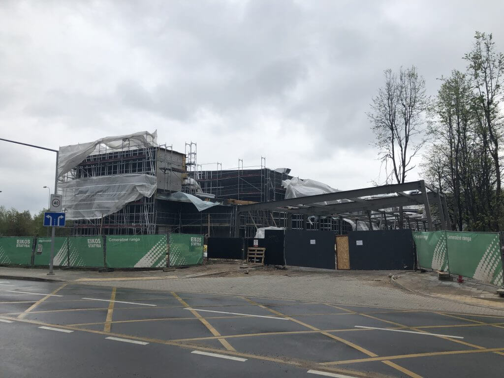 VUL Santariškių klinikų tuberkuliozės ir infekcinių ligų ligoninė (Santariškių g. 14) - Hospital - construction photos