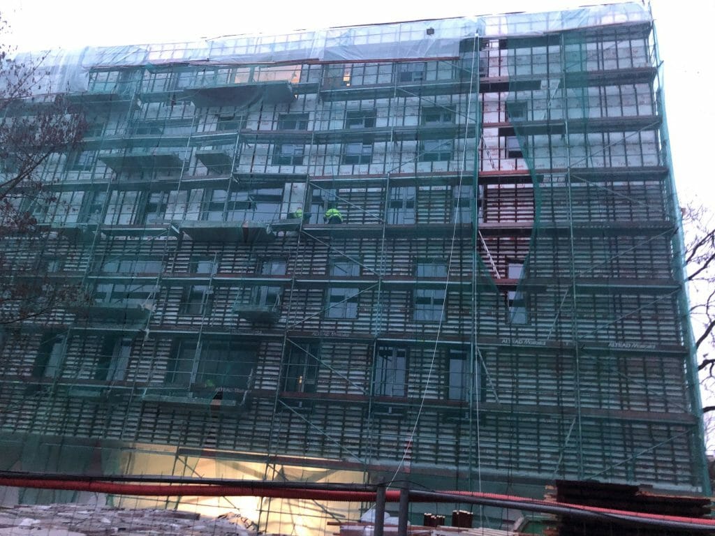 Gilių namai 1 etapas (Studentų g. 8A) - Multi apartment - construction photos