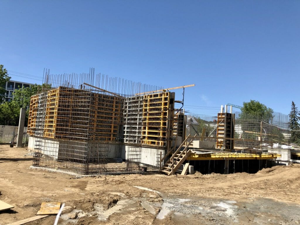 Šnipiškių perspektyvos (Šatrijos g. 1) - Multi apartment - construction photos