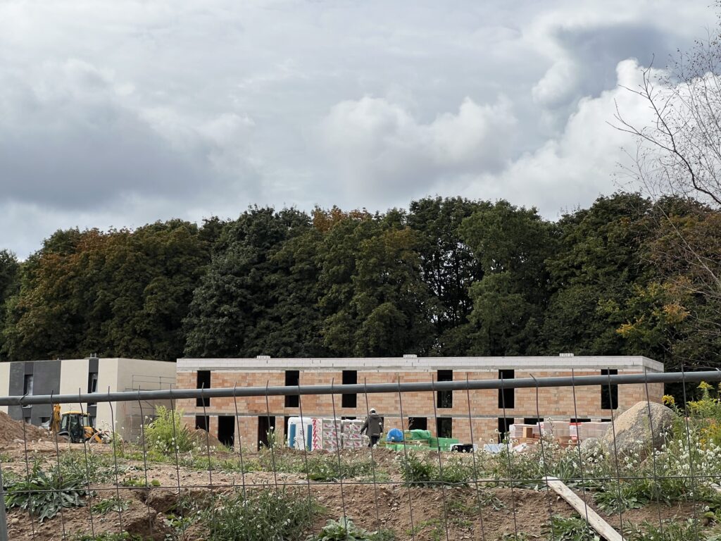 MO Garden 1 etapas (sublokuoti namai) (Mozūriškių g. 188, 200, 202, 204, 206, 208, 210, 212, 222, 224, 226, 228) - Row housing - construction photos