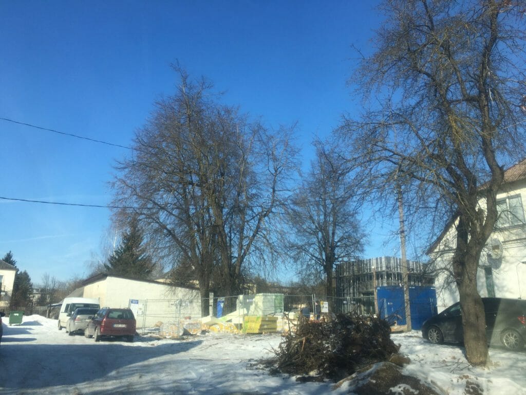 Poliklinika P. Žvirkos g. 4A (Pranciškaus Žvirkos g. 4A) - Health center - construction photos