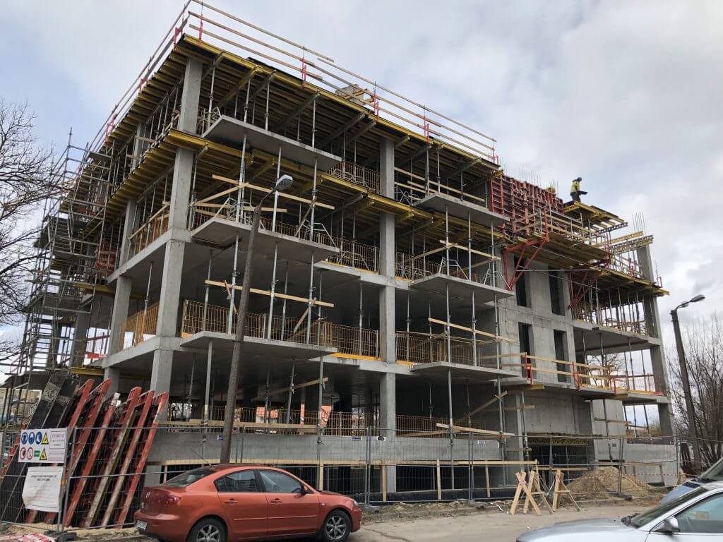 N-GARDEN (Naugarduko g. 50B) - Multi apartment - construction photos