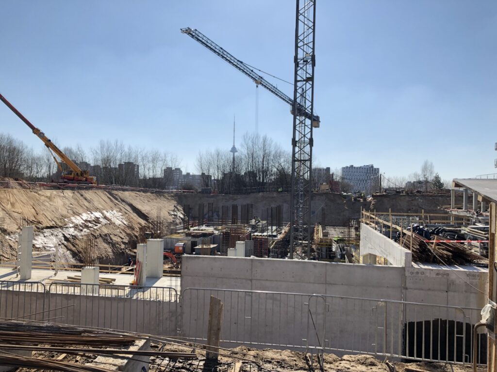 Skylum 2 etapas (Viršilų g. 6) - Multi apartment - construction photos