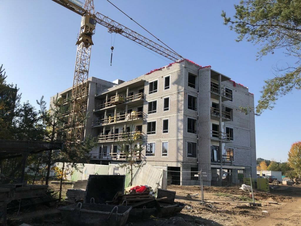 Aitvarų namai 2 etapas (Lazdynėlių g. 16A, 16B, 16C) - Multi apartment - construction photos