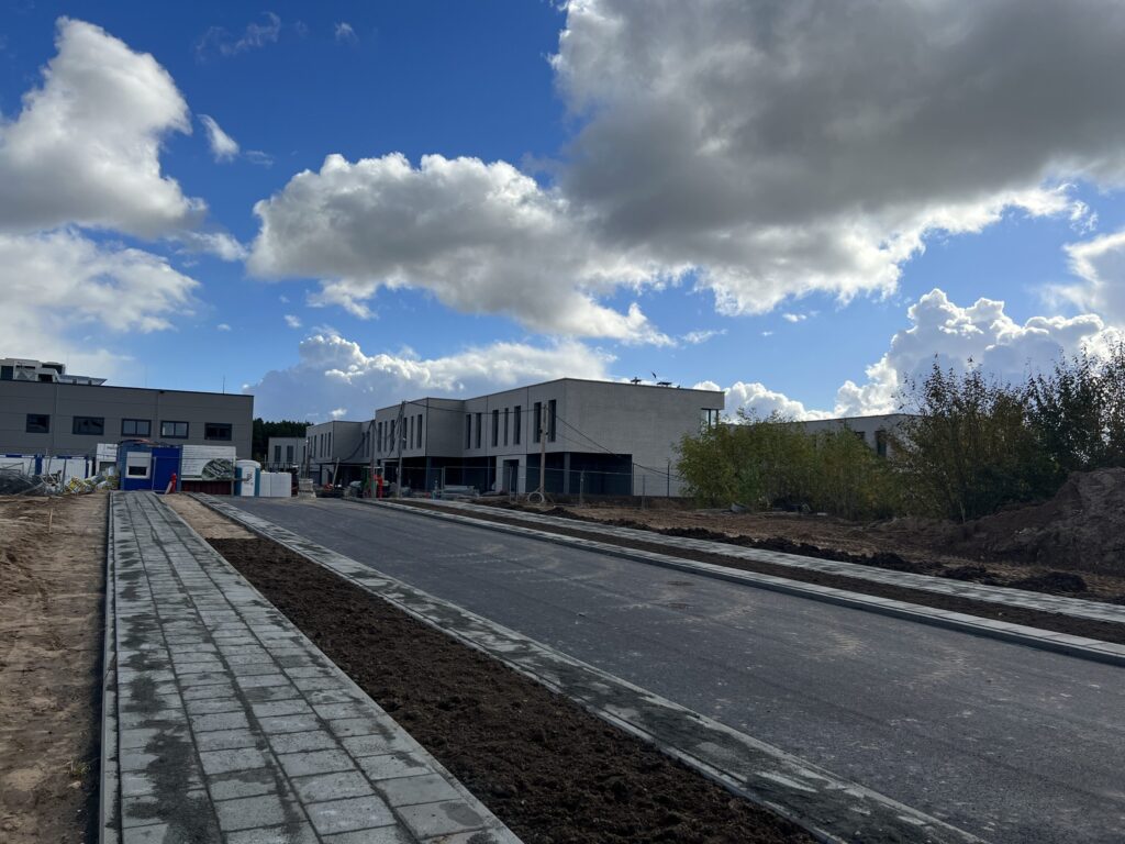 Bitėnų oazė 3 etapas (Bitėnų g. 3H) - Row housing - construction photos