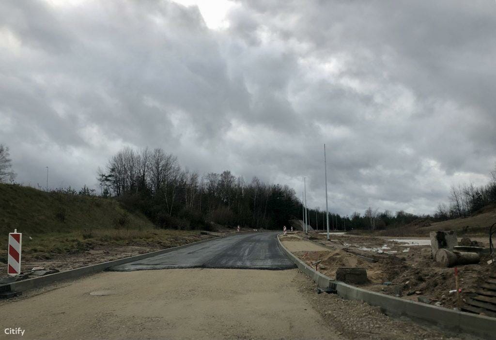 Jungiamoji gatvė tarp Kuro ir Paneriškių g. (Kuro g.) - Road - construction photos