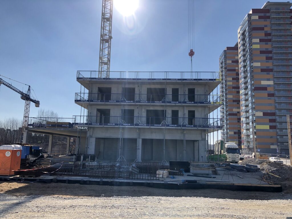 Skylum 1 etapas (Viršilų g. 6) - Daugiabutis - statybų nuotraukos