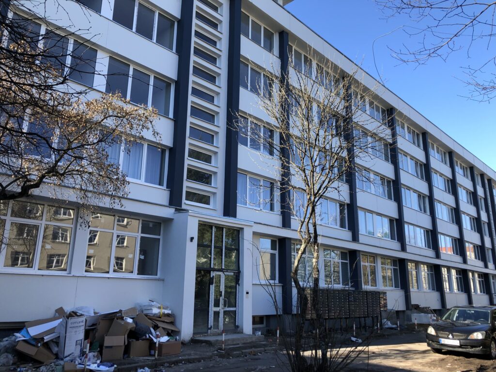 ST.41 (Studentų g. 41) - Co-living, Lofts - construction photos