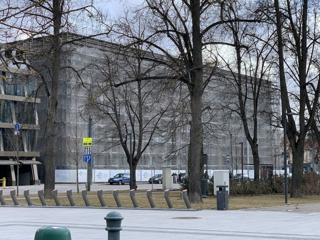 LR Užsienio reikalų ministerijos rekonstrukcija (J. Tumo-Vaižganto g. 2) - Administratīvā ēka - būvdarbu attēli