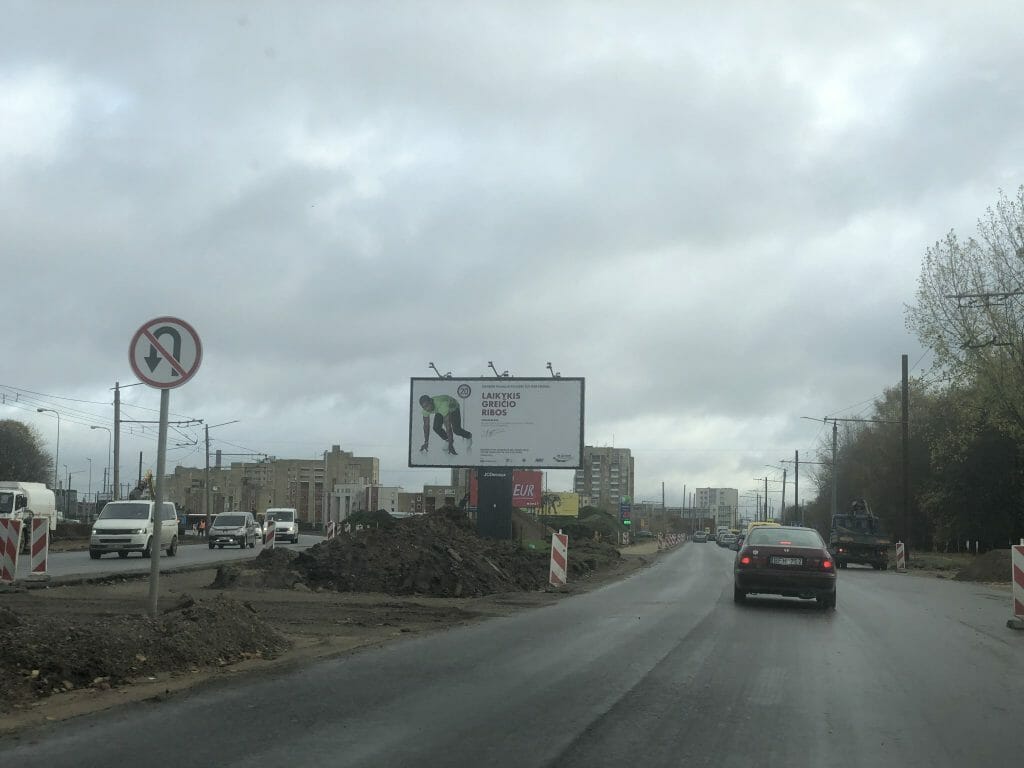 Pramonės pr. atnaujinimas (Pramonės pr.) - Bike path, Street - construction photos