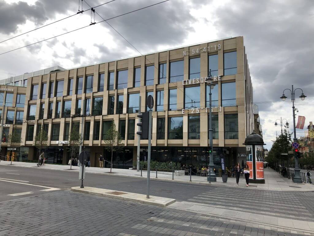 Live Square (Dainavos g. 3) - Biroju centrs - būvdarbu attēli