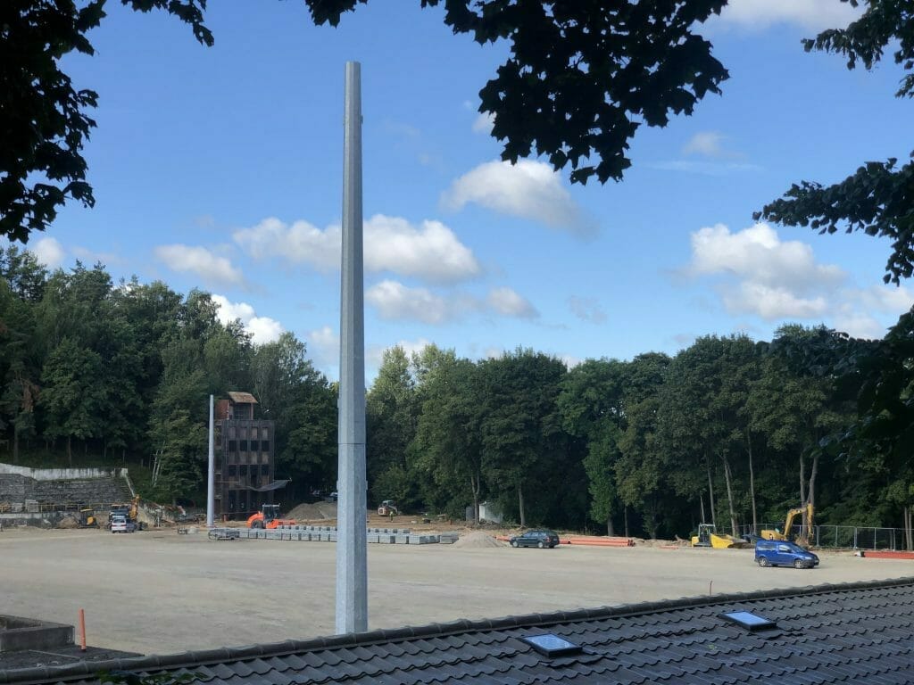 Kalnų parko stadionas (T. Kosciuškos g. 7) - Sports field or court - construction photos
