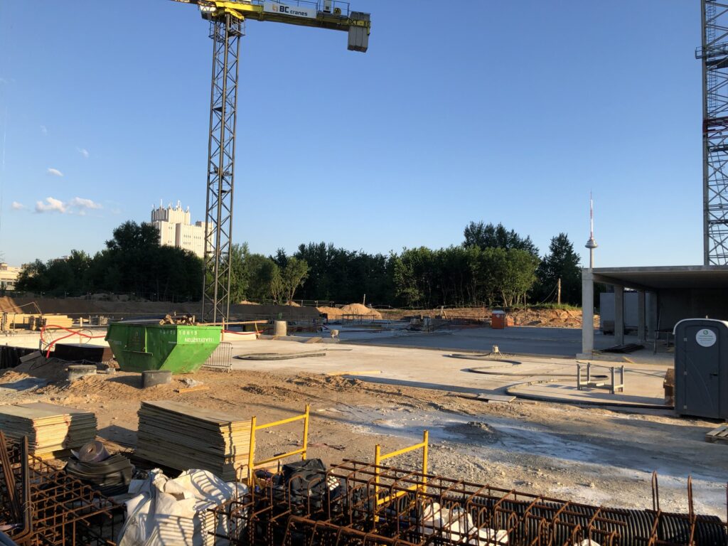 Skylum 2 etapas (Viršilų g. 6) - Multi apartment - construction photos