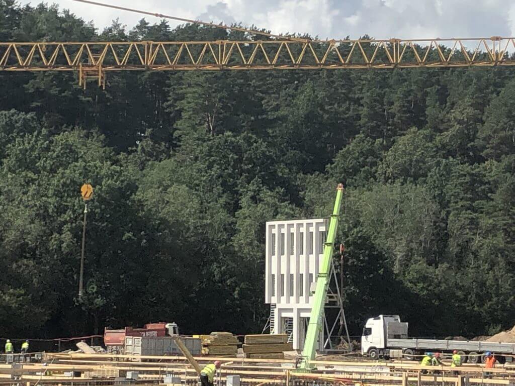 Business Garden Vilnius 1 etapas (Laisvės pr. 10) - Office center - construction photos