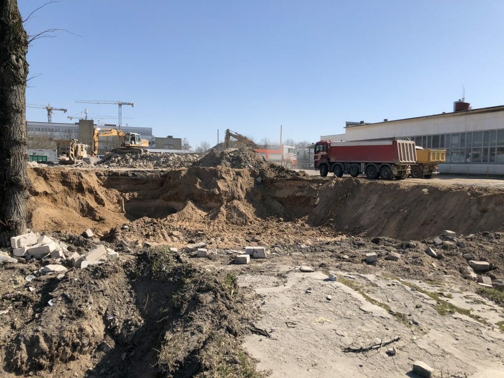 Naujasis Skansenas 1 etapas (Linkmenų g. 15) - Multi apartment - construction photos