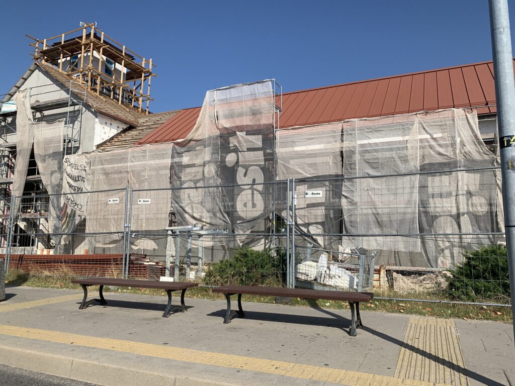 Bendruomenės centras - biblioteka (Molo g. 60) (Molo g. 60) - Library - construction photos