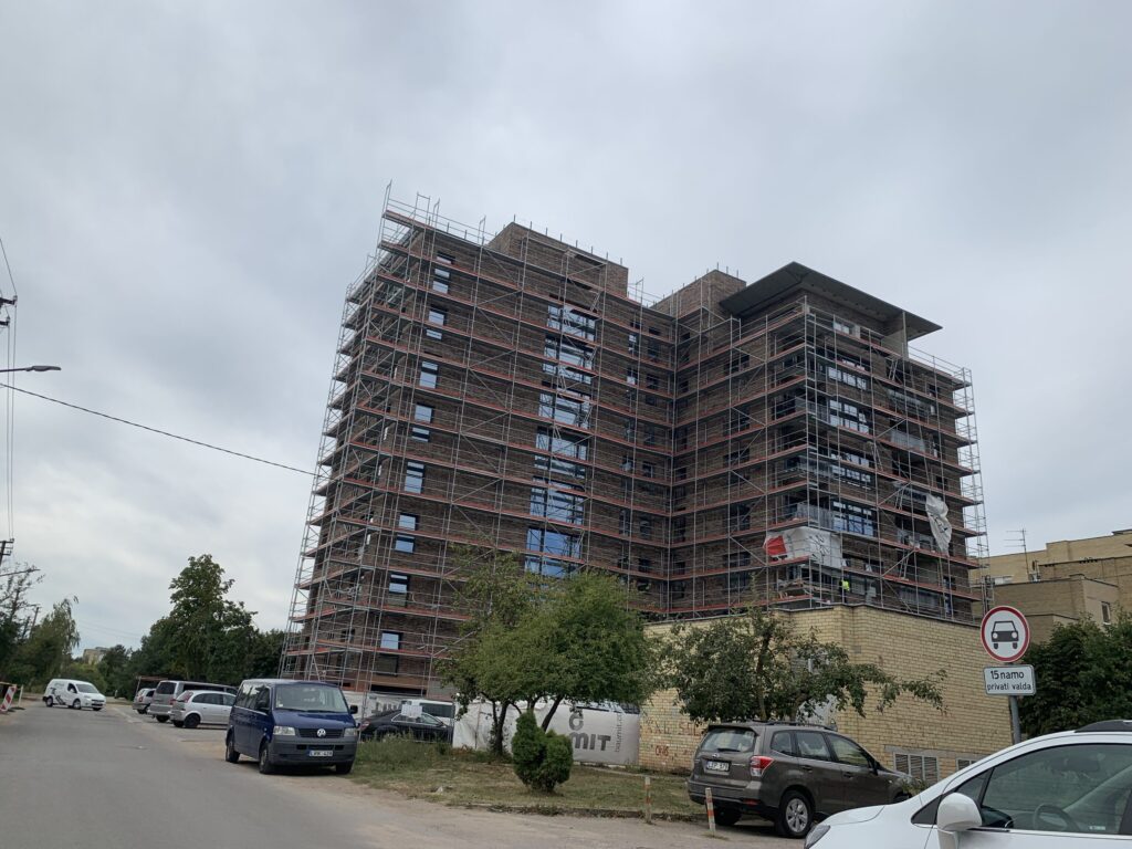 Du žaibai (Žaibo g. 14A) - Multi apartment - construction photos