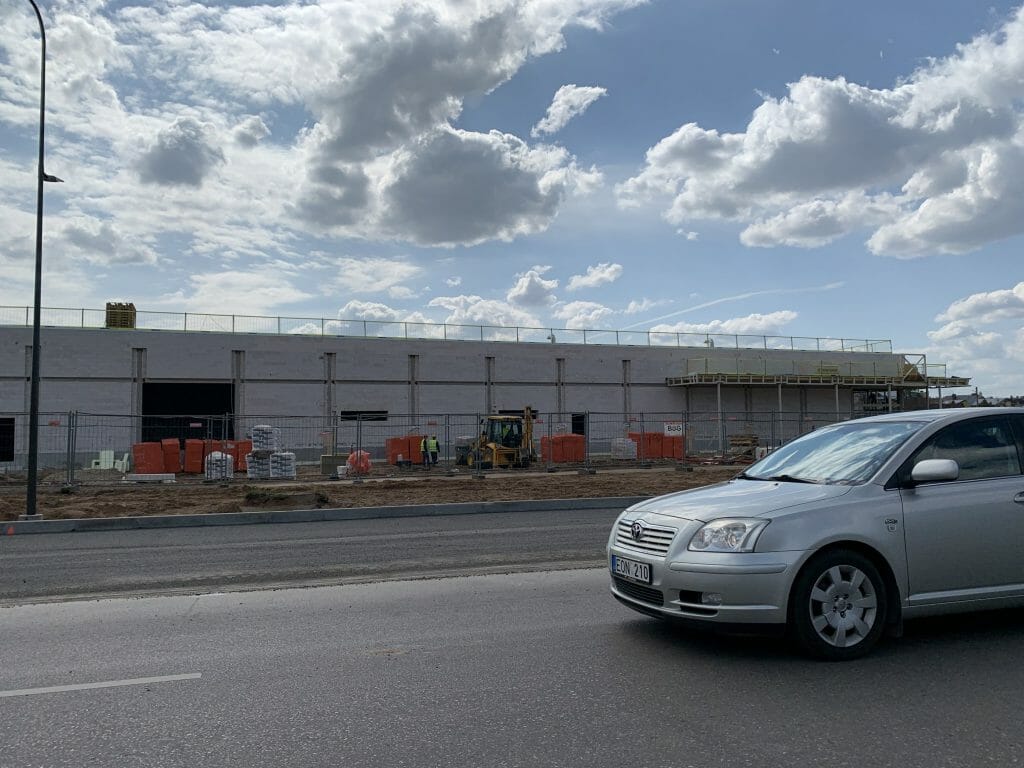 LIDL Ežero g. (Ežero g. 3) - Food store - construction photos
