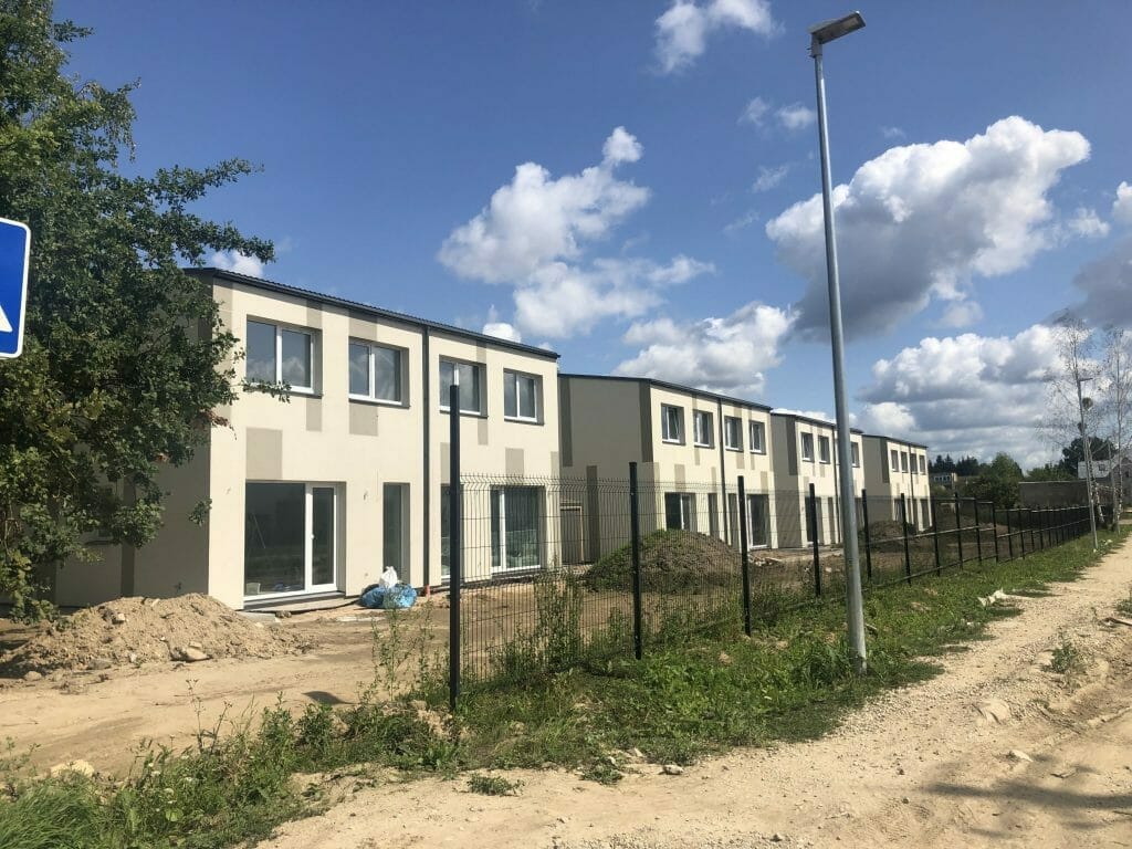 Saulės skg. 1, 2, 5, 6 (Saulės skg. 1, 2, 5, 6) - Row housing - construction photos