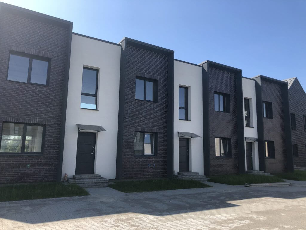 Kalnėnų panorama (Kašubų g.) - Row housing - construction photos