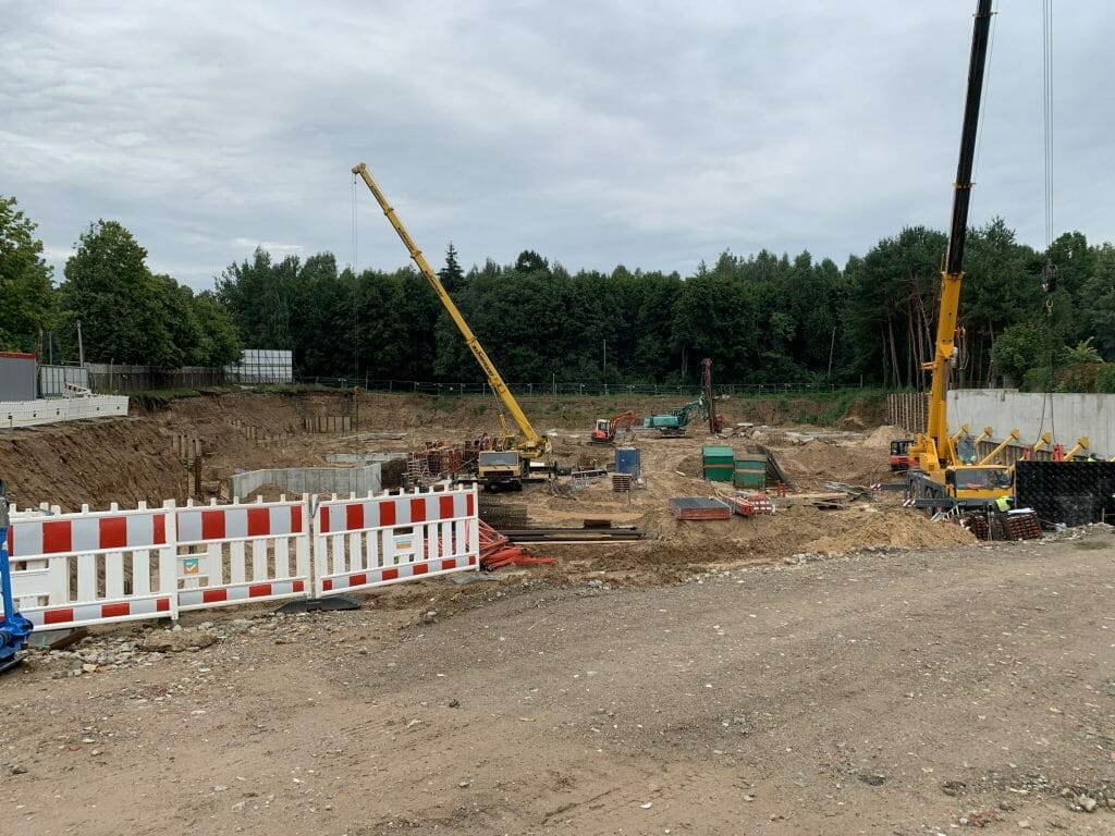 Jomanto parkas 1-2 etapai (Baltupio g. 61A) - Multi apartment - construction photos