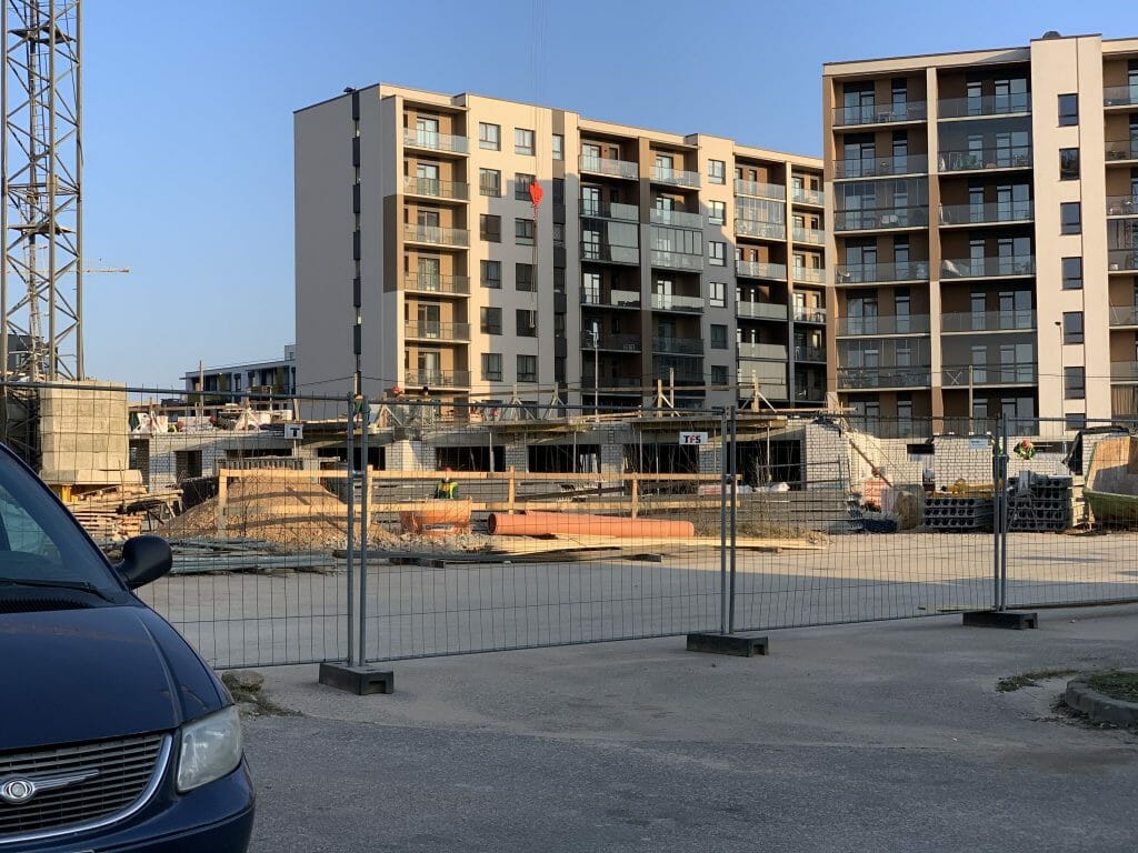 7 vakarai (Budiniškių g. 6, 8) - Multi apartment - construction photos