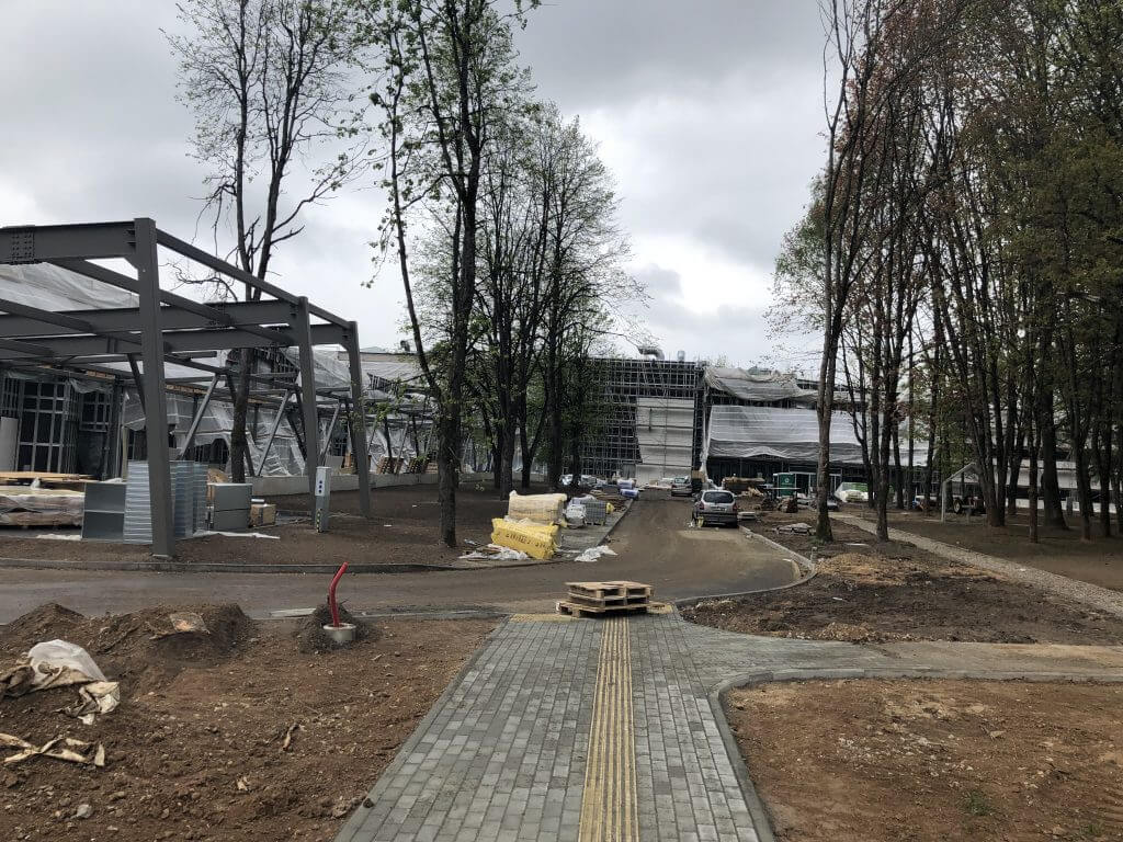 VUL Santariškių klinikų tuberkuliozės ir infekcinių ligų ligoninė (Santariškių g. 14) - Hospital - construction photos