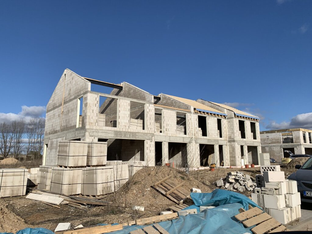 Gabijos g. namai (Gabijos g.) - Sublokuoti namai - statybų nuotraukos