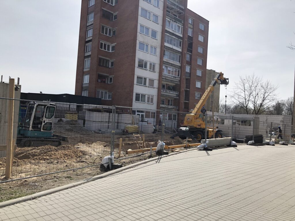 Gilių namai 2 etapas (Studentų g. 10) - Multi apartment - construction photos