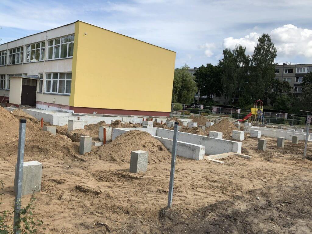 Modulinis darželis "Medynėlis" (A. P. Kavoliuko g. 5) - Primary and secondary education - construction photos