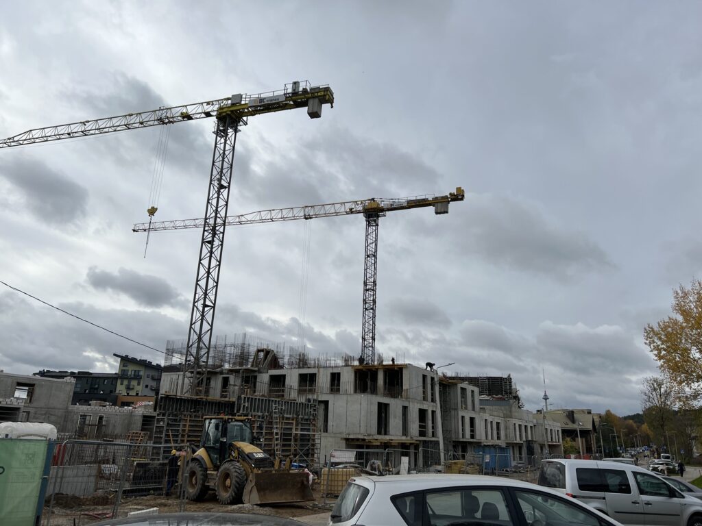 Žvėryno City (Paribio g. 12) - Multi apartment - construction photos