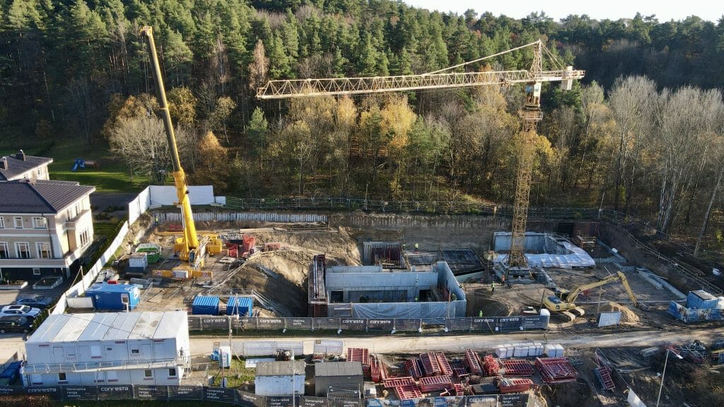 Tarptautinė Amerikos mokykla Vilniuje Srovės g. (Srovės g. 19) - Pamata vai vidējā izglītība - būvdarbu attēli