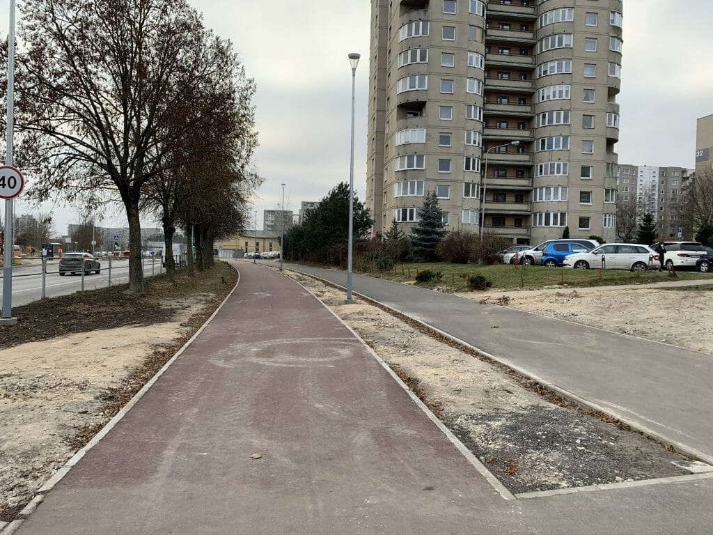 S. Stanevičiaus g. dviračių takas (S. Stanevičiaus g.) - Bike path - construction photos