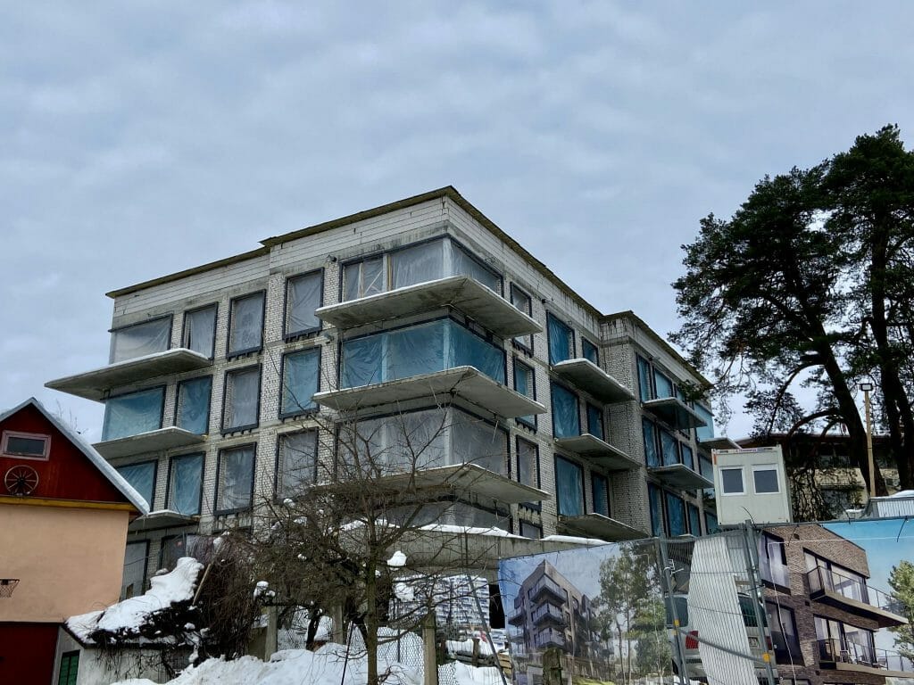 Žvėryno parkas (Latvių g. 55A) - Multi apartment - construction photos