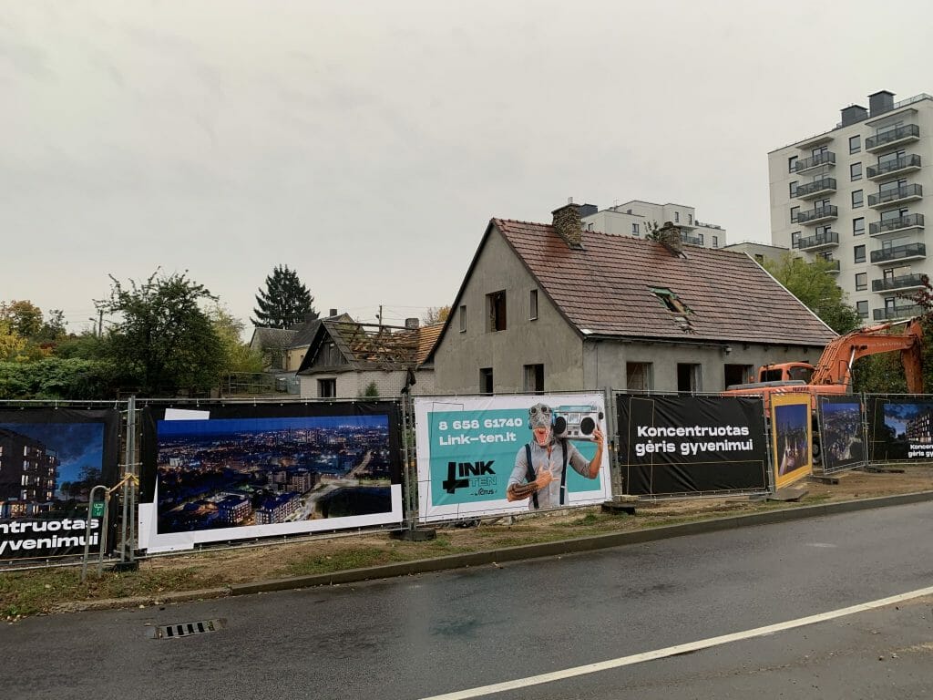 LINK TEN (Linkmenų g. 19) - Multi apartment - construction photos